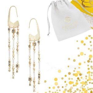 Kendra Scott Gold Corza Statement Earrings